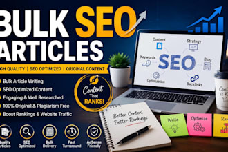 write bulk SEO blog posts and bulk articles