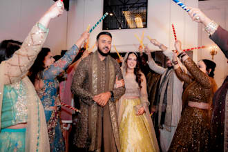 do wedding event photos professionally in lightroom
