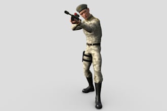 model retro ps1, ps2, lowpoly animation, psx vtuber, pixel art, rigging, animate