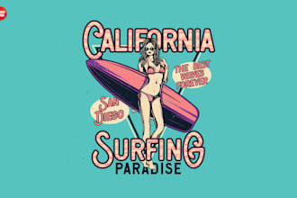 do make a retro t shirt deisgn