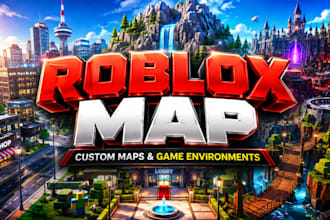 build a custom roblox city map, realistic urban environment and game map