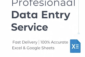 do fast and accurate data entry in excel and google sheets
