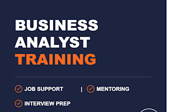 guide you through business analyst job support and skill training