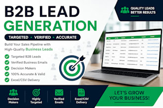 do b2b lead generation and targeted email list building
