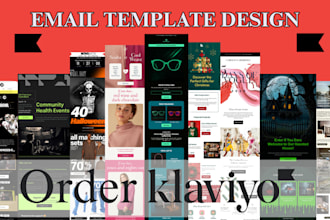 design klaviyo ecomerce shopify setup klaviyo flows klaviyo email template