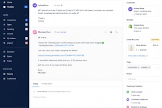 provide gorgias and shopify customer support for your ecommerce store