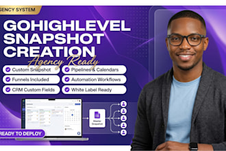 build a custom gohighlevel snapshot for your agency or business