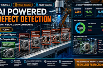 build industrial defect detection, quality inspection, yolo opencv ai system