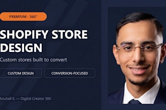 design a premium shopify store that converts