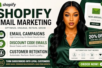 optimize shopify email campaign discount code emails customer retention automate