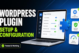install setup and configure any wordpress plugin perfectly