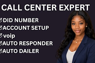 setup twilio telynx acount inbound outbound call auto dailer 3cx  voip  p1 bot