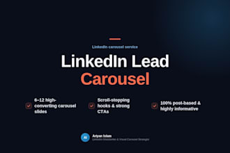 design linkedin carousels for founder personal branding