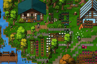 create professional 2d pixel art game tilesets and environments