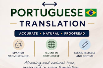 translate spanish to portuguese and portuguese to spanish