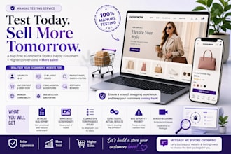 do e commerce website testing, manual QA and bug reporting