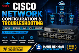 configure and troubleshoot cisco networks vlan routing and VPN