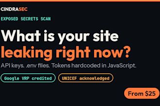 scan your website for exposed secrets, API keys and leaked credentials