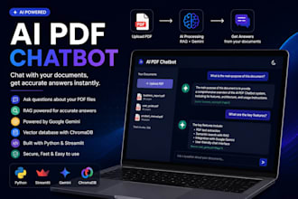 build an ai PDF chatbot using rag and google gemini