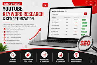 do professional youtube SEO and music promotion