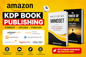 publish book on amazon kindle kdp, book formatting, amazon kdp book publishing