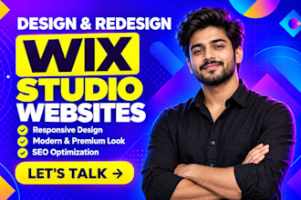 design or redesign your wix studio website
