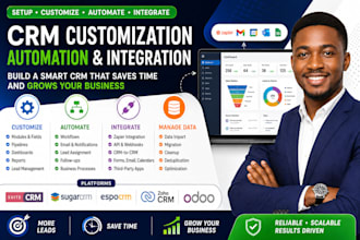 suitecrm sugarcrm espo zoho odoo crm customization automation zapier integration