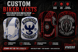 create mc kuttes kuttess fivem vest flag mc bike patch kuttes