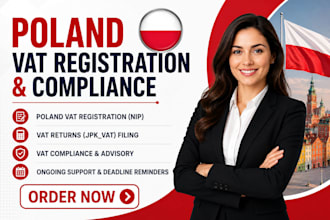 handle poland vat registration, vat returns, oss and eori for foreign sellers