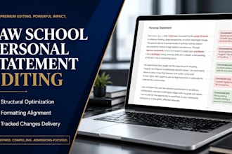edit and format your law school personal statement