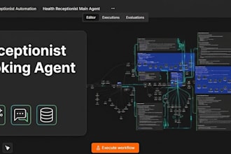 build an ai receptionist and n8n booking agent