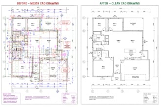 clean architect floorplans to perfection