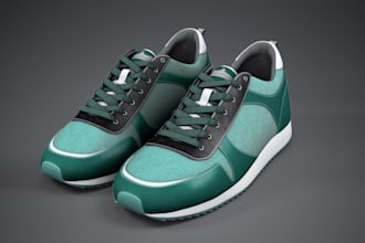 do 3d shoe, cloth and wears