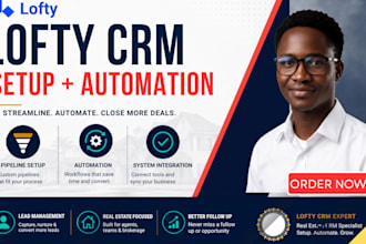 setup lofty automation, lofty crm website, kvcore, idx website for real estate