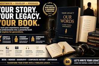 do legacy iifestory book thought leadership corporate book audio production