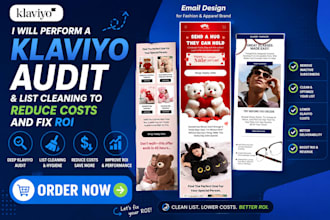 perform a klaviyo audit and list cleaning to reduce costs and fix ROI