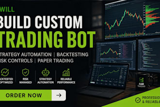 build a custom trading bot with backtesting and strategy automation