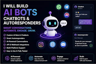develop a custom ai chatbot bot or autoresponder