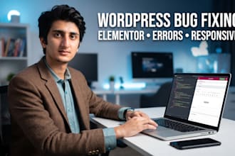 fix wordpress bugs elementor errors and responsive issues