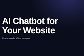 build a custom coded ai chatbot for your website
