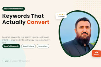 do SEO keyword research and competitor analysis