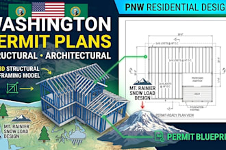 design washington  residential structural plans for permit