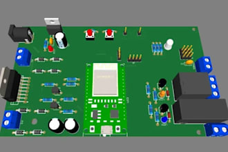 design custom esp32 pcb, schematic, iot hardware and firmware