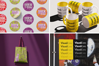design packaging, stationery, pitch decks, and brand collateral