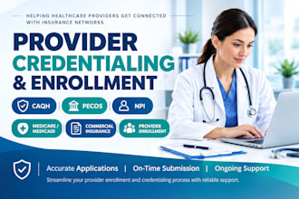 do provider credentialing, enrollment, caqh and pecos