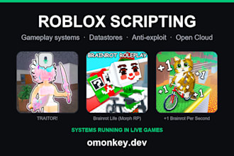 script your roblox game systems, datastores and backend in luau