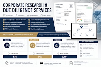 provide corporate extracts and company research