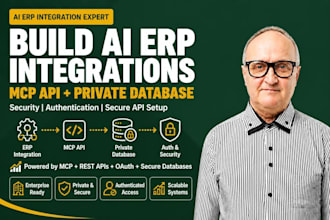 build ai erp integration mcp API private database security authentication setup