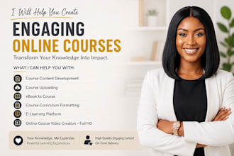 create masterclass online course content, lesson plan, curriculum development