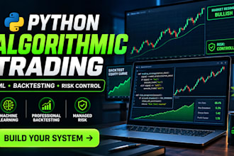 build a python algorithmic trading bot with machine learning